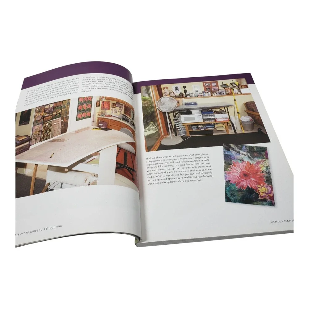 The Complete Photo Guide to Art Quilting Susan Stein 500+ Photos Softcover Book